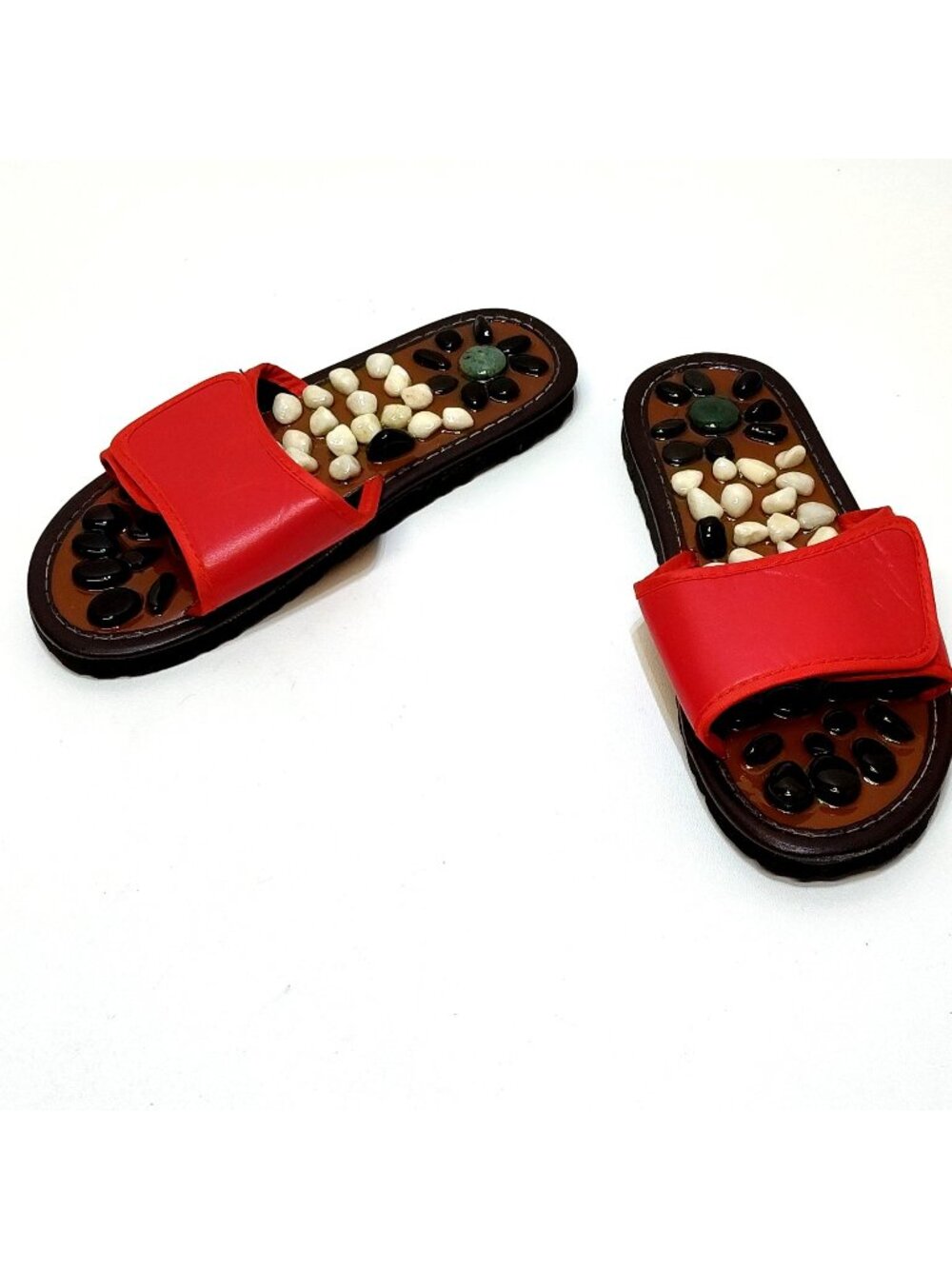 BYRIVER River Stone & Spa Massage Slipper Adjustable Unisex Size US 6/7 EUR 39
